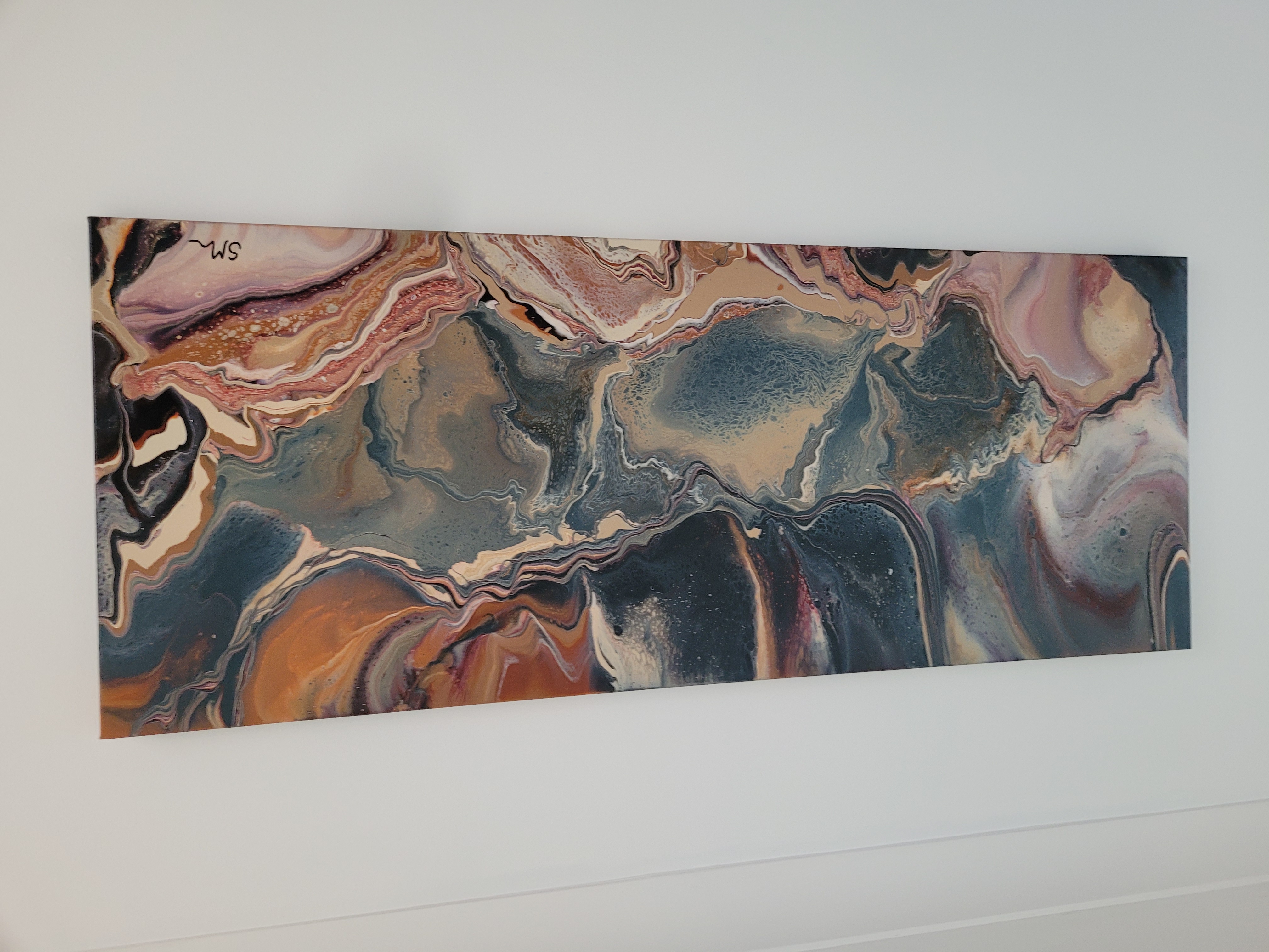 Acrylic pour artwork 2